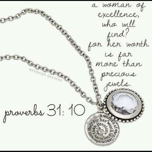 Premier Designs Proverbs 31:10 Necklace